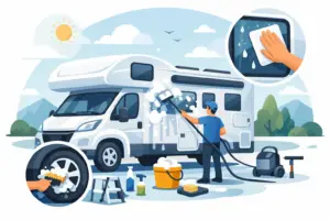 Wohnmobil außen reinigen - 9 praktische Tipps