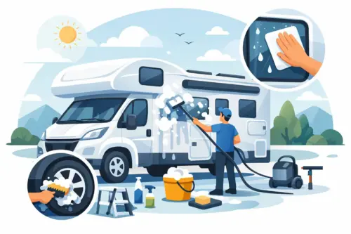 Wohnmobil außen reinigen – 9 praktische Tipps