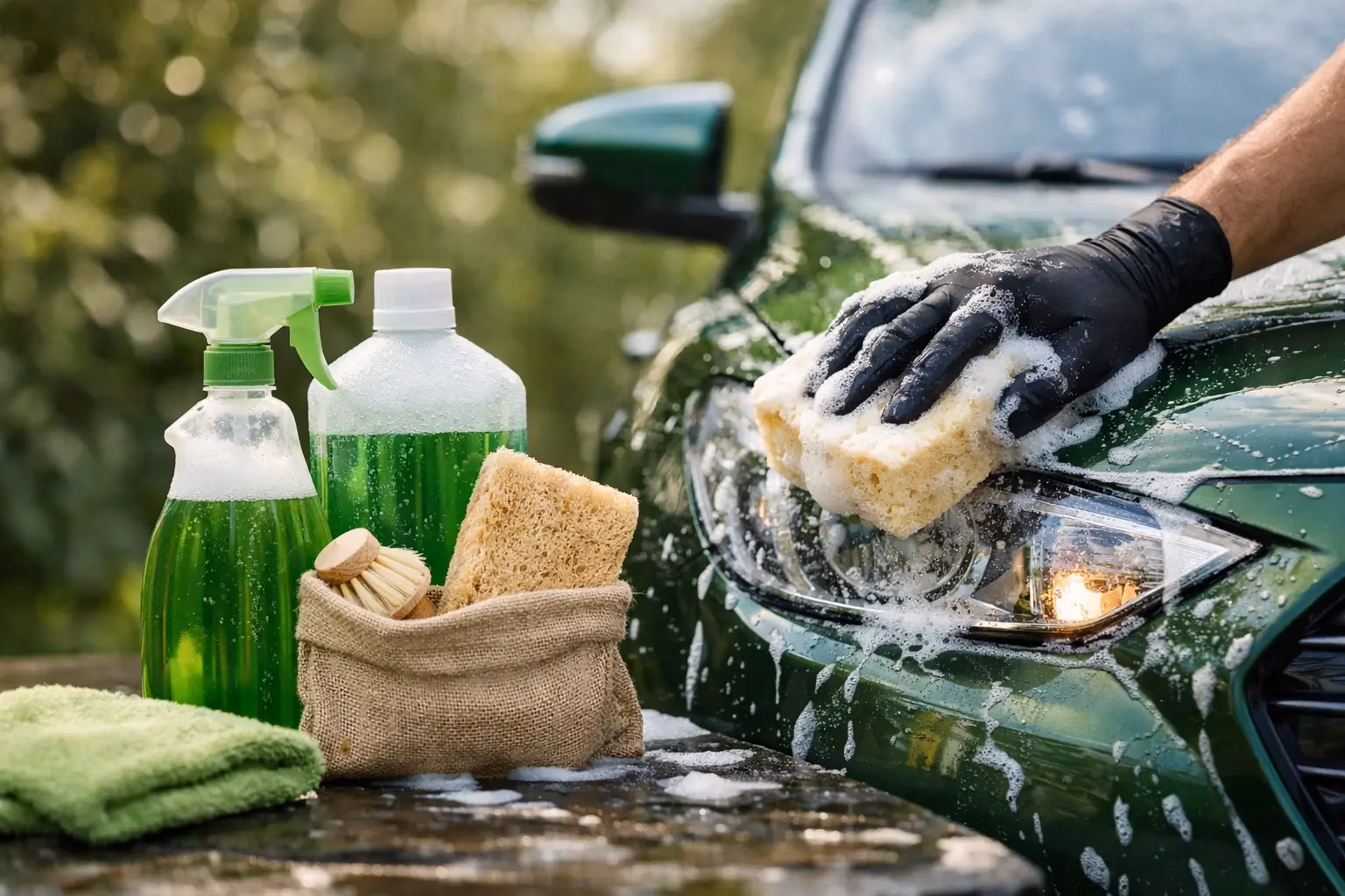 Biologisch abbaubarer Fahrzeugreiniger im Check