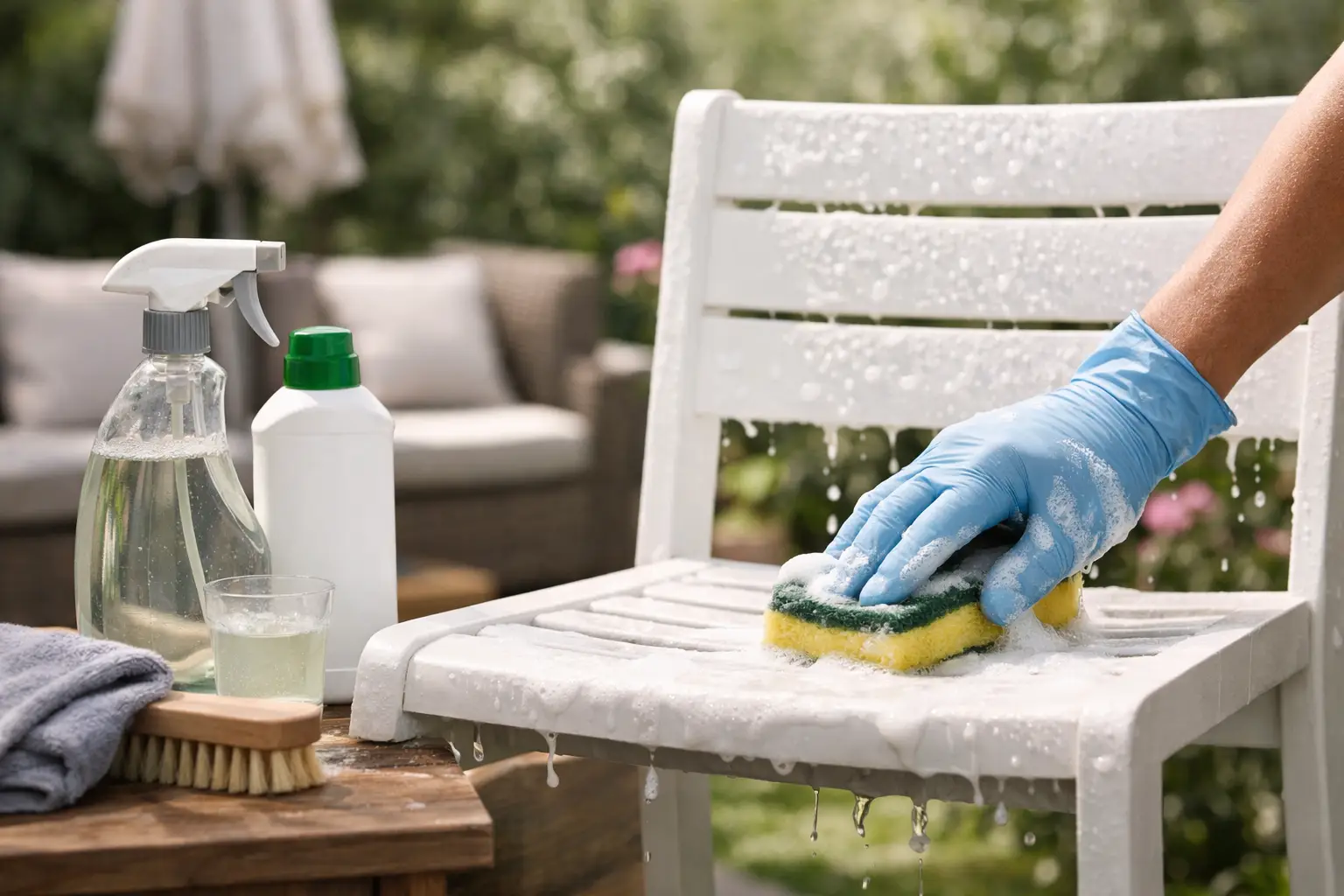Gartenmöbelreiniger richtig auswählen